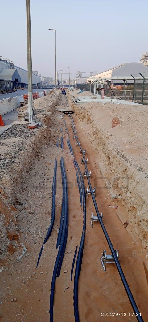 Installation of 11 kV Power Cables Between 481 and 482 SS
