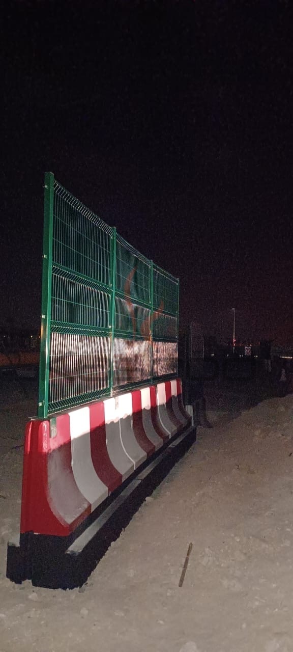Concrete Crash Barrier – Hassyan Power Plant